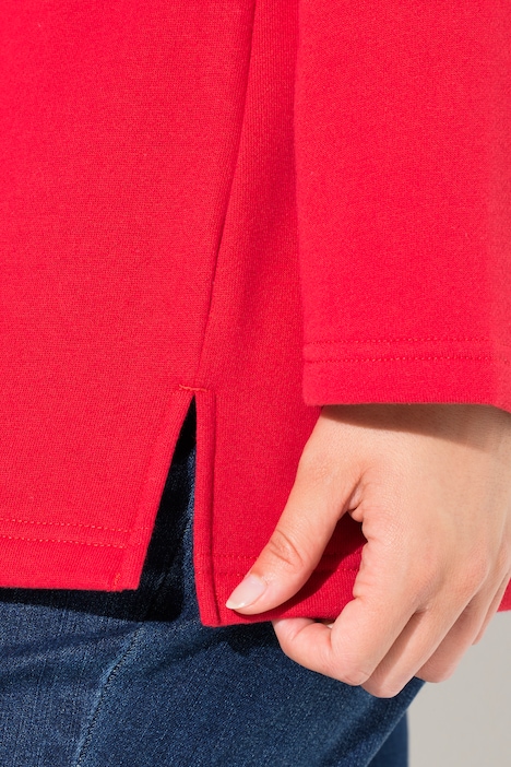Sweatshirt, Zuckerstangen, Stehkragen, Langarm