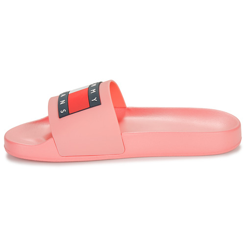 Tommy Jeans - TOMMY JEANS FLAG POOL SLIDE ESS Rosa