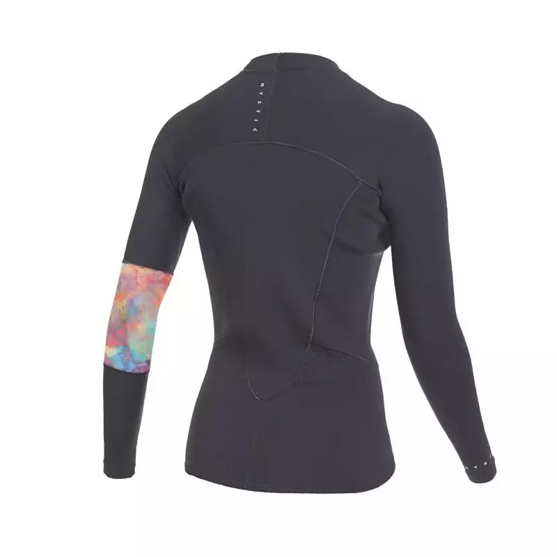 Top néoprène femme MYSTIC Lunar L/S 2mm Dark Grey