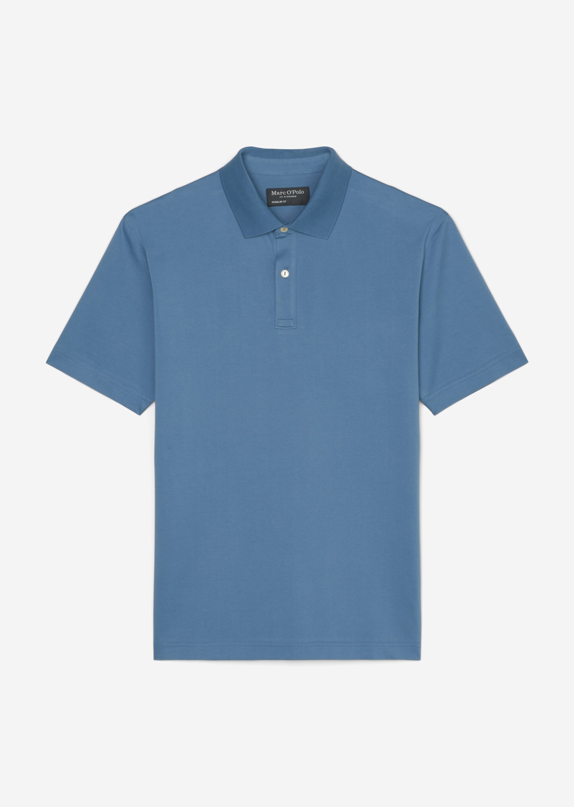 Poloshirt Jersey regular in besonders edler Web-Optik