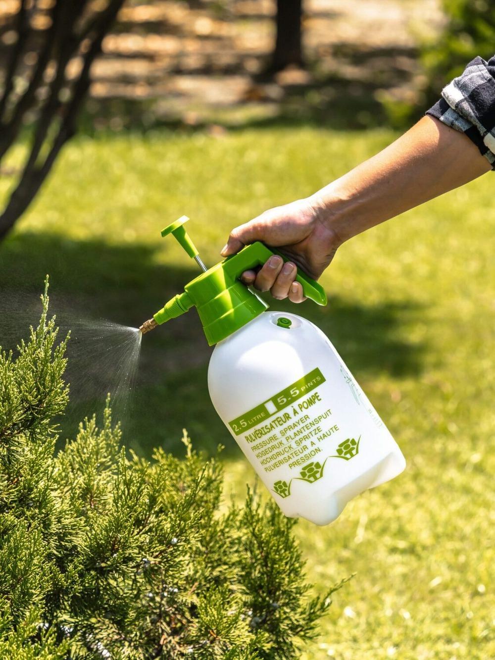 Pulvérisateur à pression - suan - multiusages pour le jardin et la maison - contenance : 2500 ml