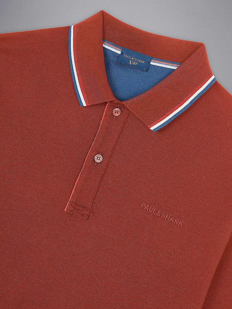 PAUL & SHARK Poloshirt orange