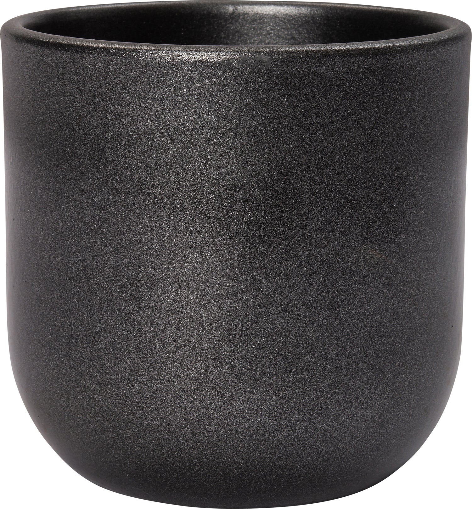 Intratuin bloempot Marlon zwart D 19 H 17 cm