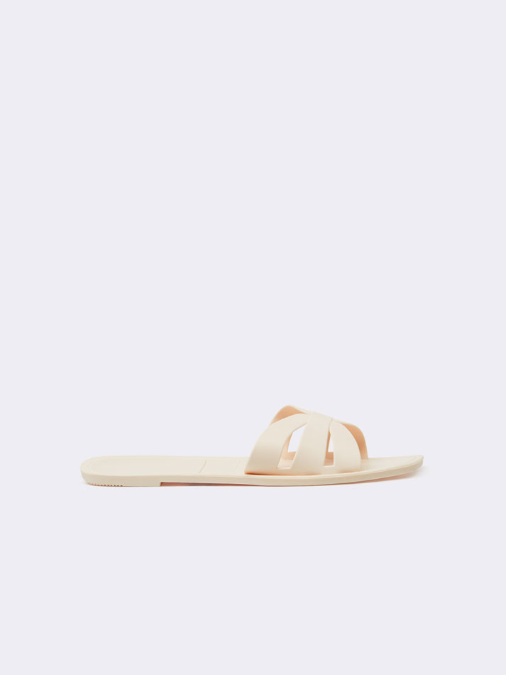 Sandália de banho - Branco-creme