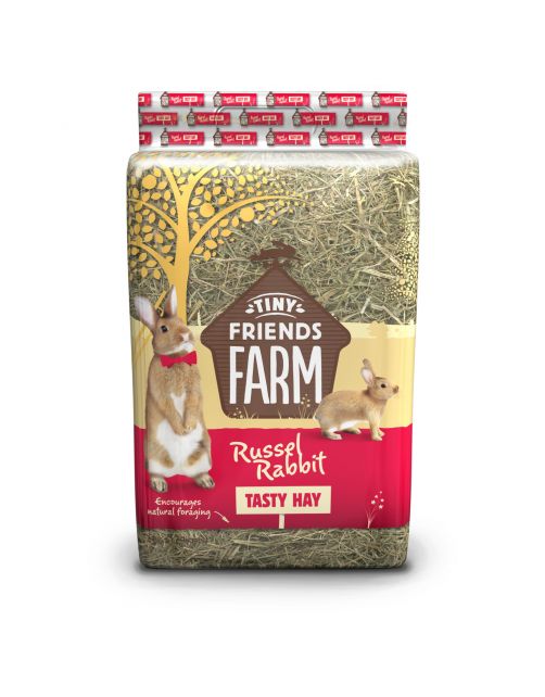 Tiny Friends Farm Russel Rabbit Tasty Hay - Ruwvoer - 2 kg