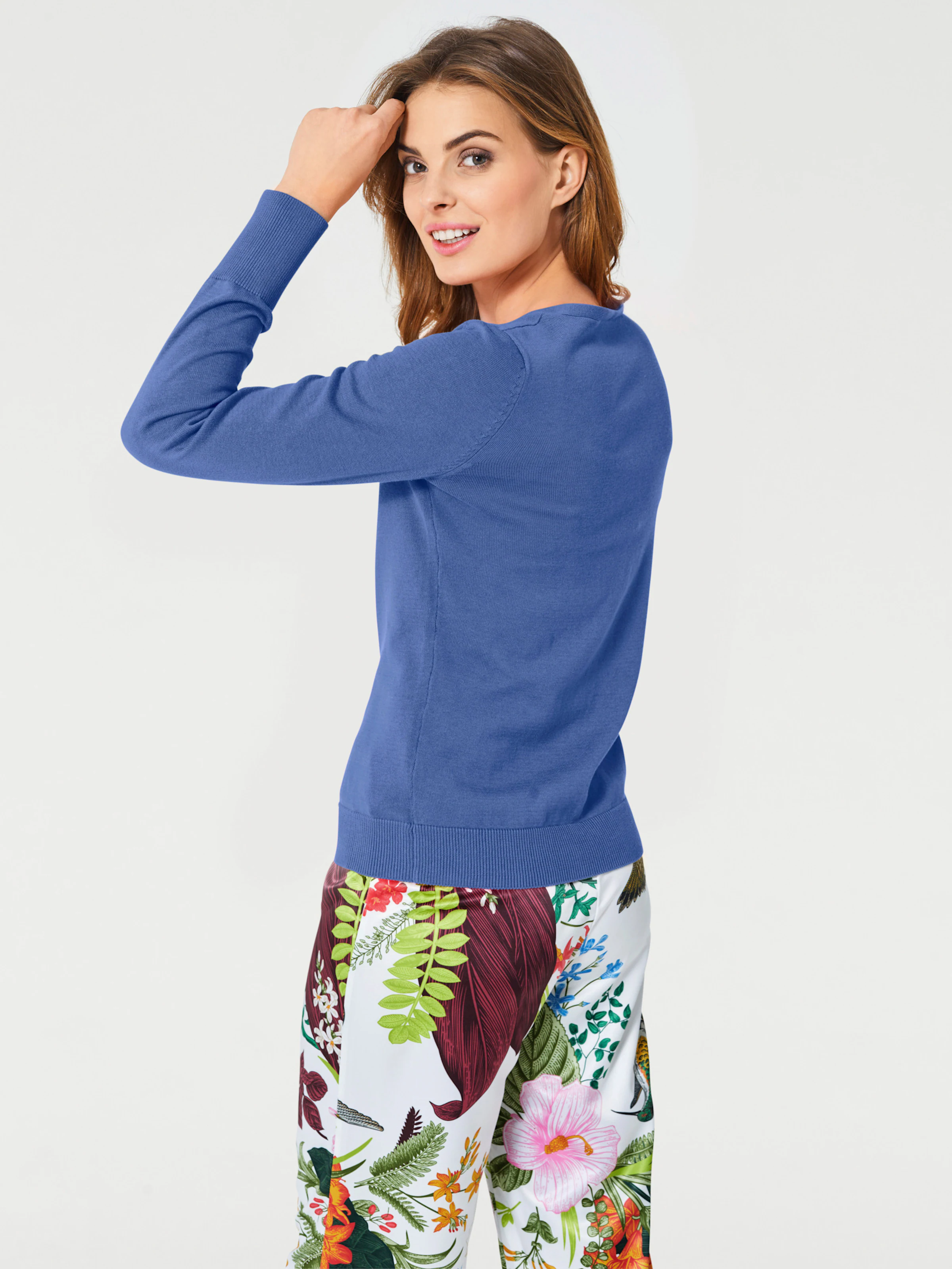 Feinstrickjacke