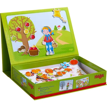 HABA 303386 Magnetspiel-Box Jahreszeiten
