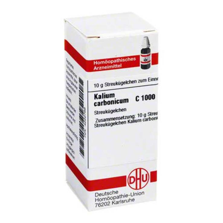 DHU Kalium carbonicum C 1000 Globuli, 10 g