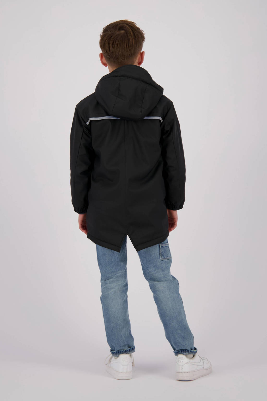Vingino kids regenjas Twilight zwart