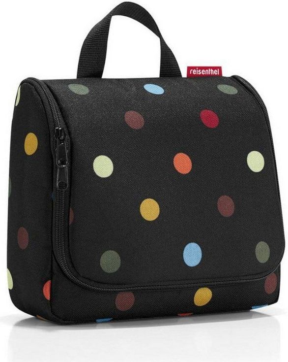 Reisenthel Toiletbag Toilettas - Ophangen - Polyester - 3L - Dots Zwart