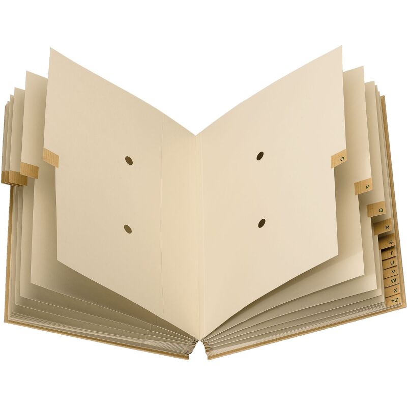 Trieur kraft Extendos alphabétique 24 divisions brun