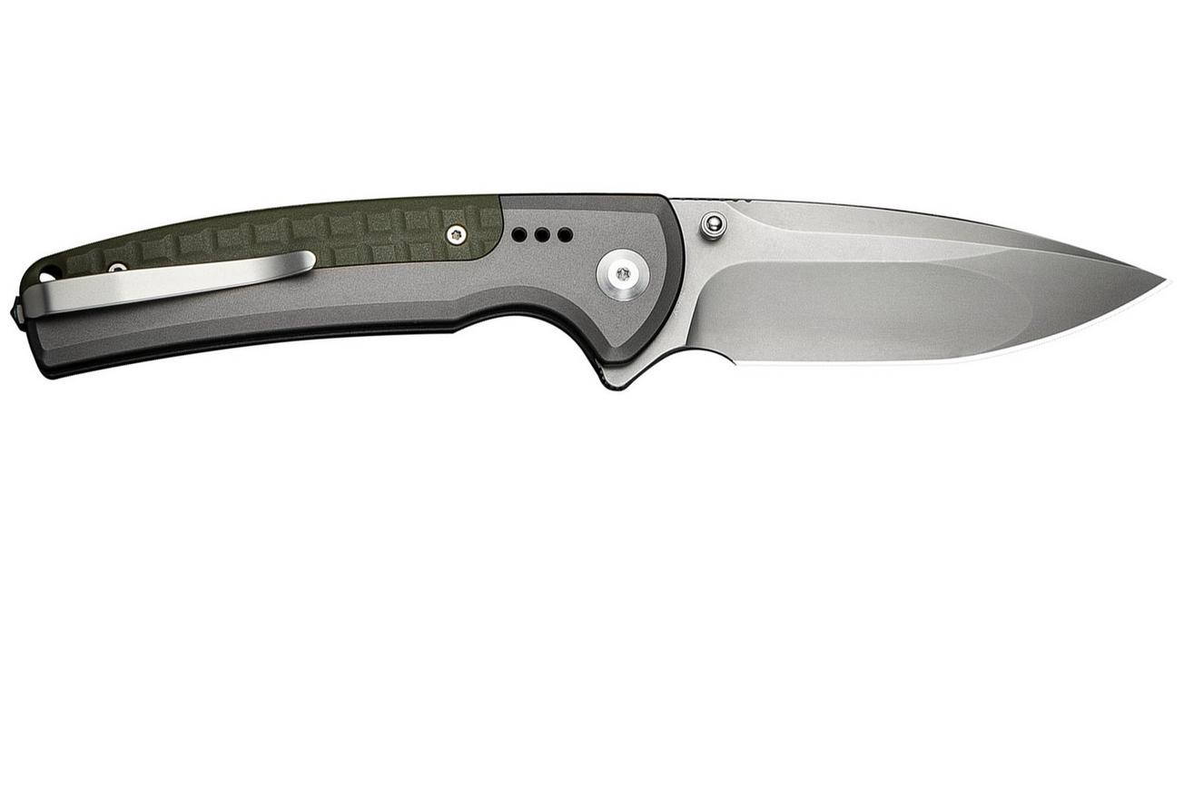 Civivi Sentinel Strike II C22025D-2 Nitro-V, Grey Aluminium, Green FRN, zakmes
