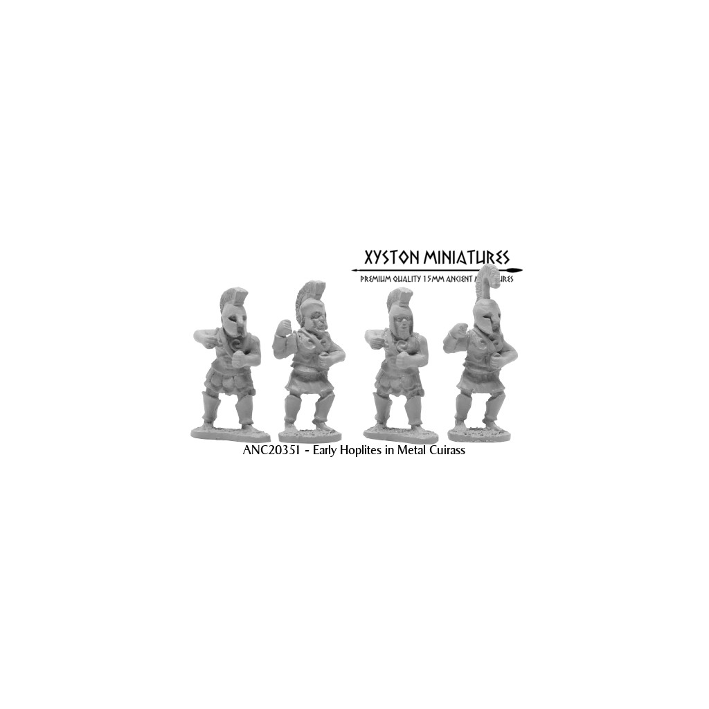 Early Hoplites in Metal Cuirass