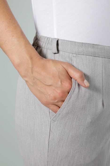 Bauchweg-Hose, Straight Fit, teilelastischer Bund
