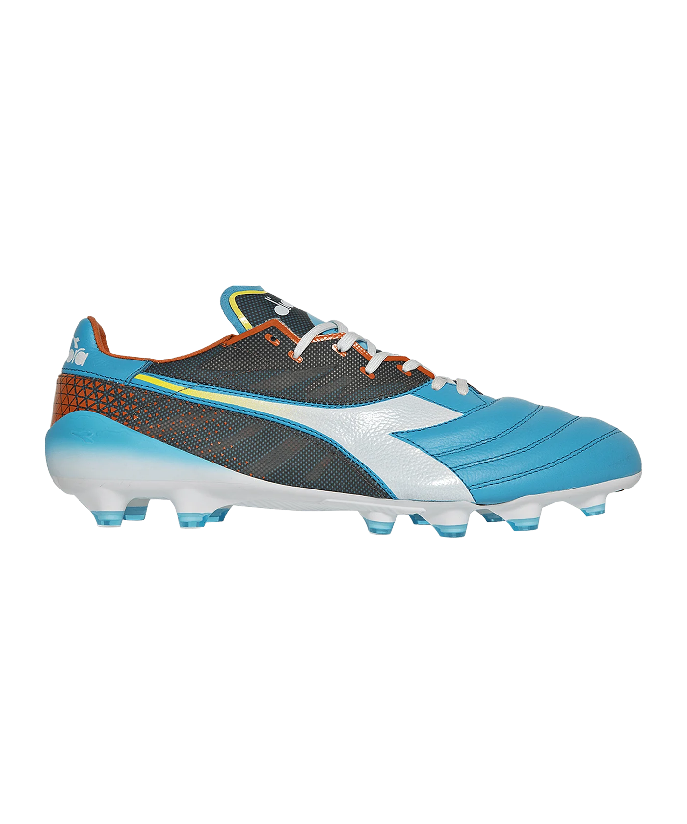 Diadora Brasil Elite Veloce FG Blau Weiss Orange FD0954