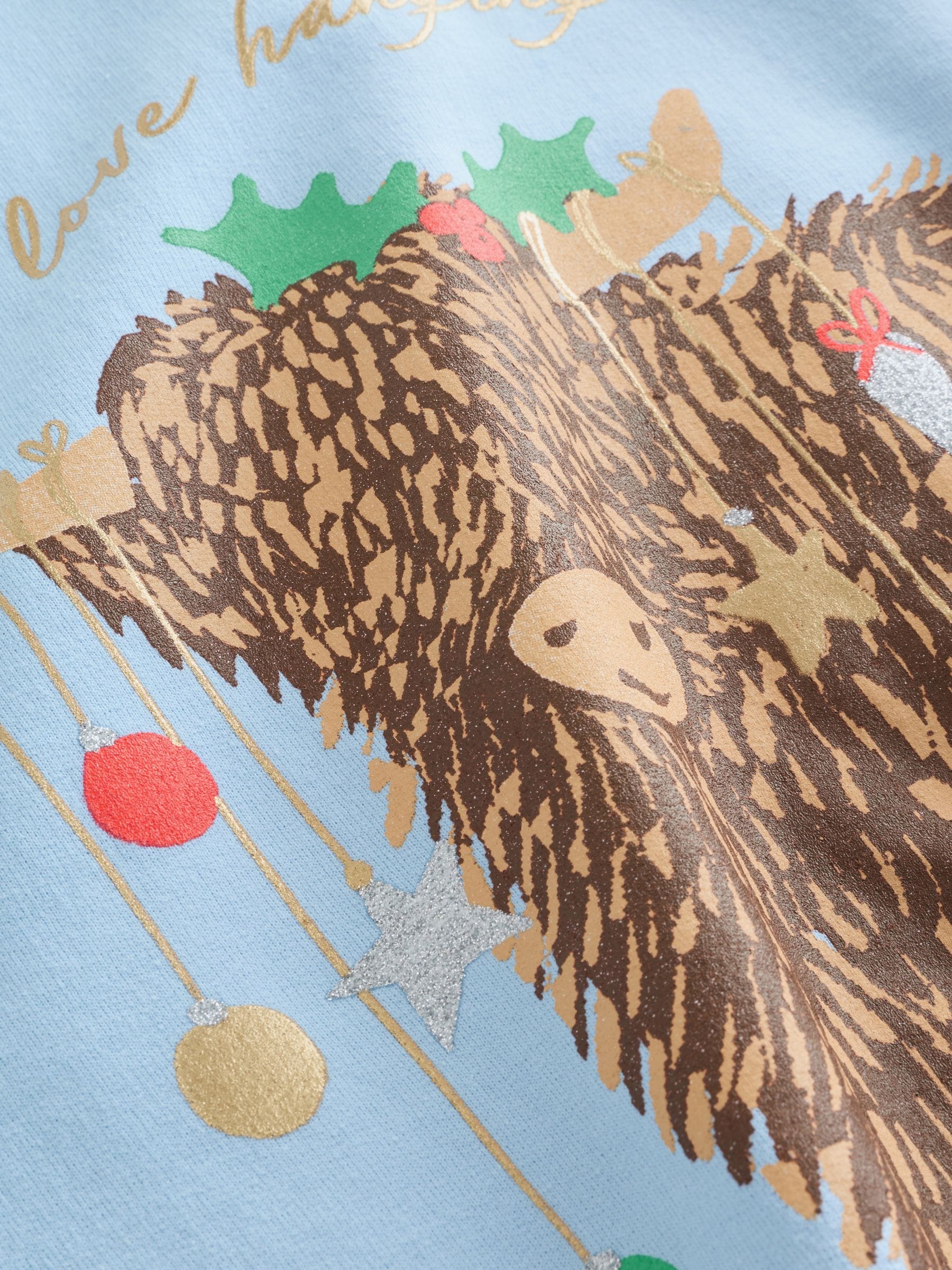 Blauw Hamish - Kerstsweater