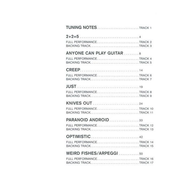 Faber Music Radiohead Bass Play-Along