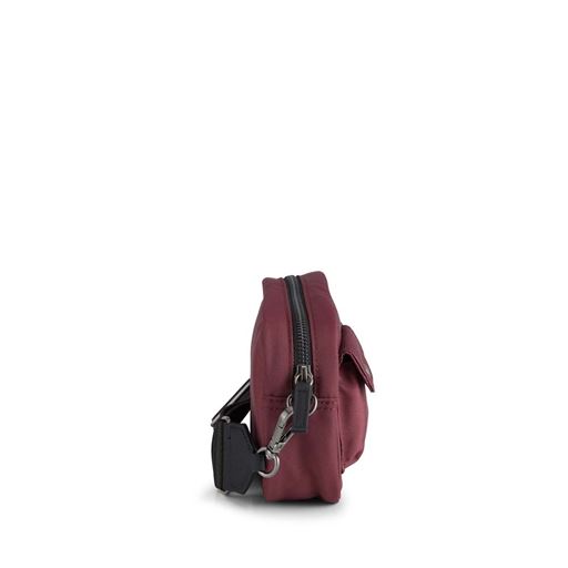 Markberg Darla Small Crossbody, Burgundy W/Black