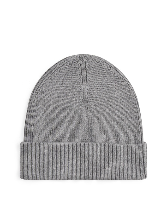 Tommy Hilfiger Strickmütze »TH FLAG PIMA COTTON BEANIE«, Beanie mit Logostickerei, mit Kaschmiranteil Unisex