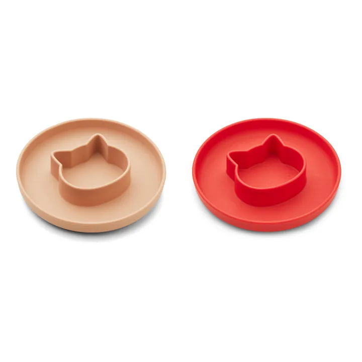 Liewood Assiettes Gordon - Set de 2 | Rouge