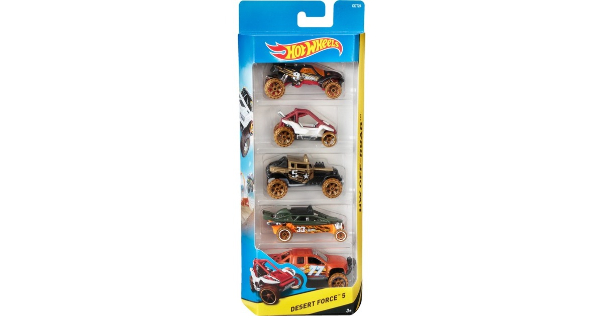 Hot Wheels5-Car Pack Speelgoedvoertuig  (Assortiment product)