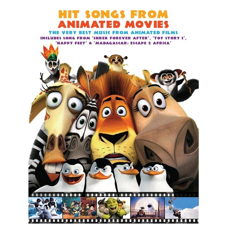 Wise Publications - Hit Songs From Animated Movies