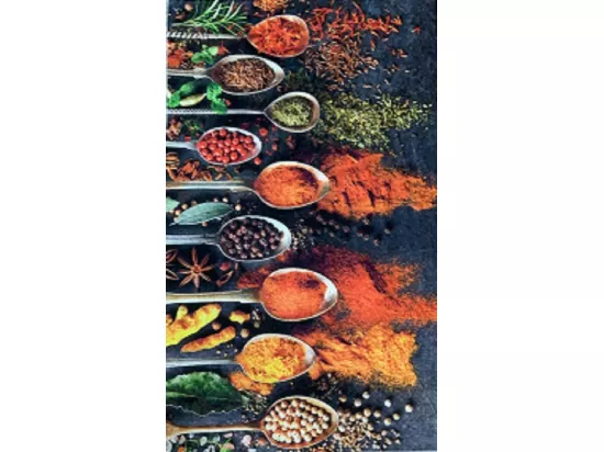 Tapis de cuisine 50x80 cm Polyester Kitch Spic