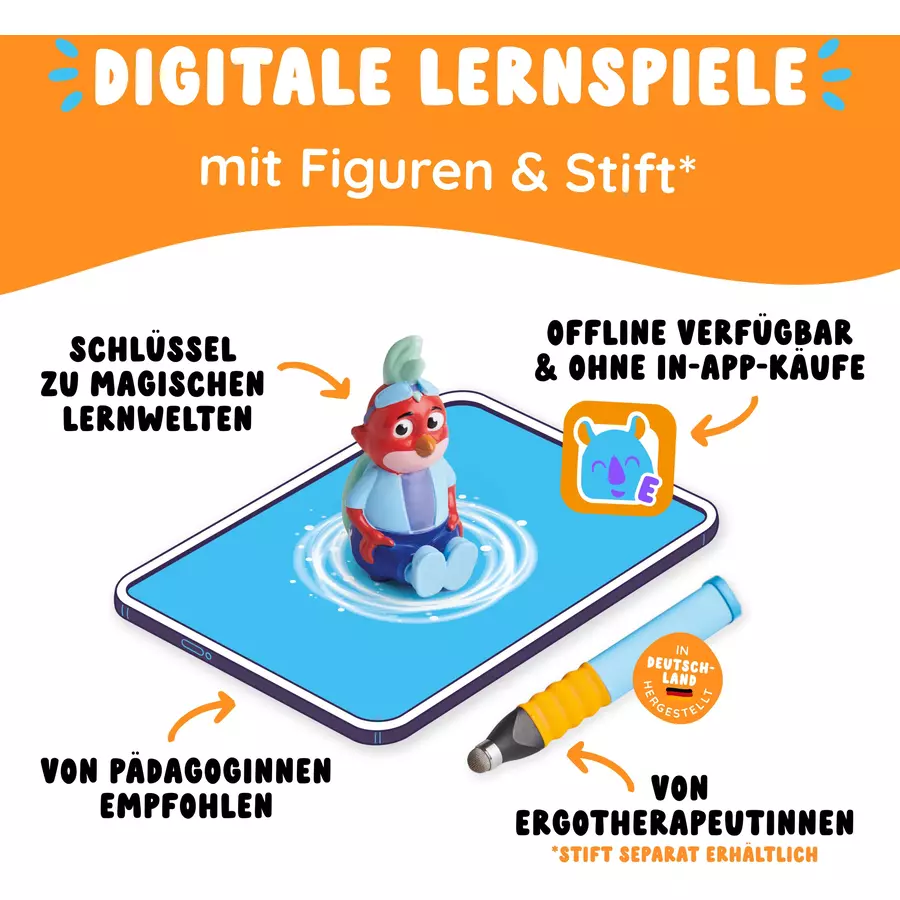 Edurino Lernspielzeug Lernfigur Edurino Figur Niki - Erstes Englisch Mehrfarbig