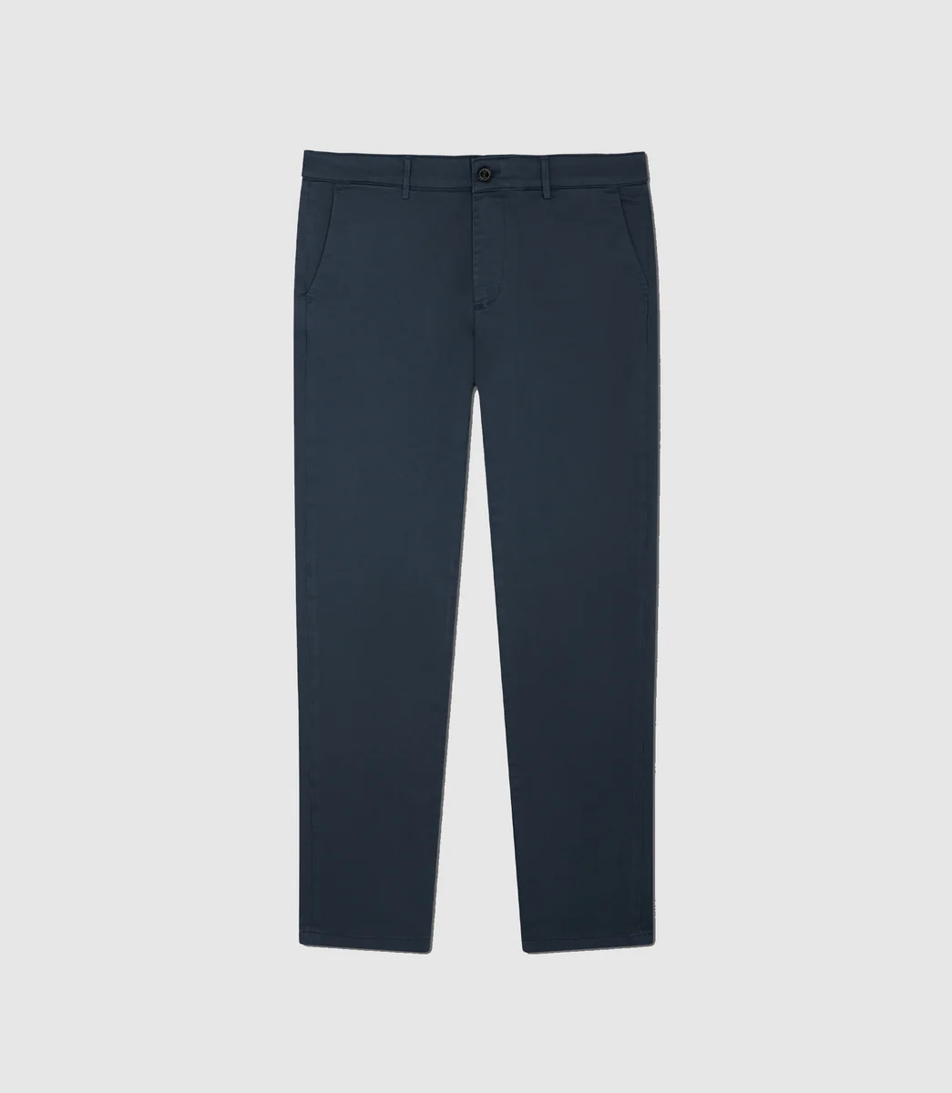 Pantalon chino satin marine MARACANAOUT