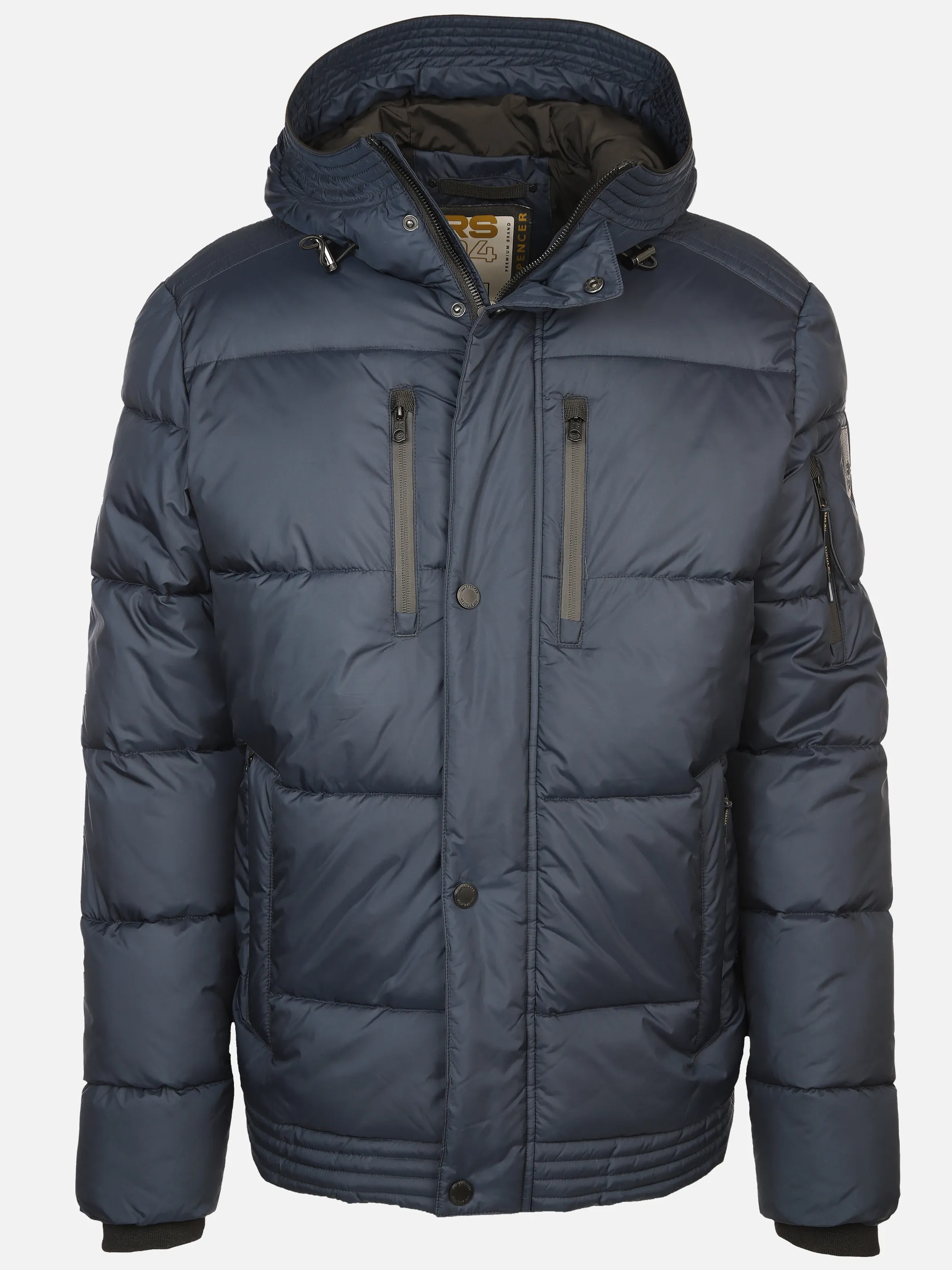 Herren Steppjacke mit Kapuze