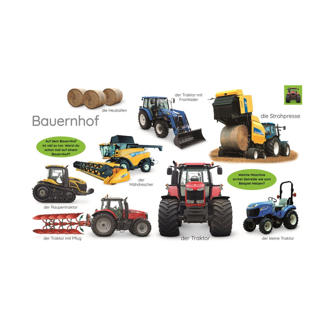 Erstes Lernen - Traktor, Bagger, Laster