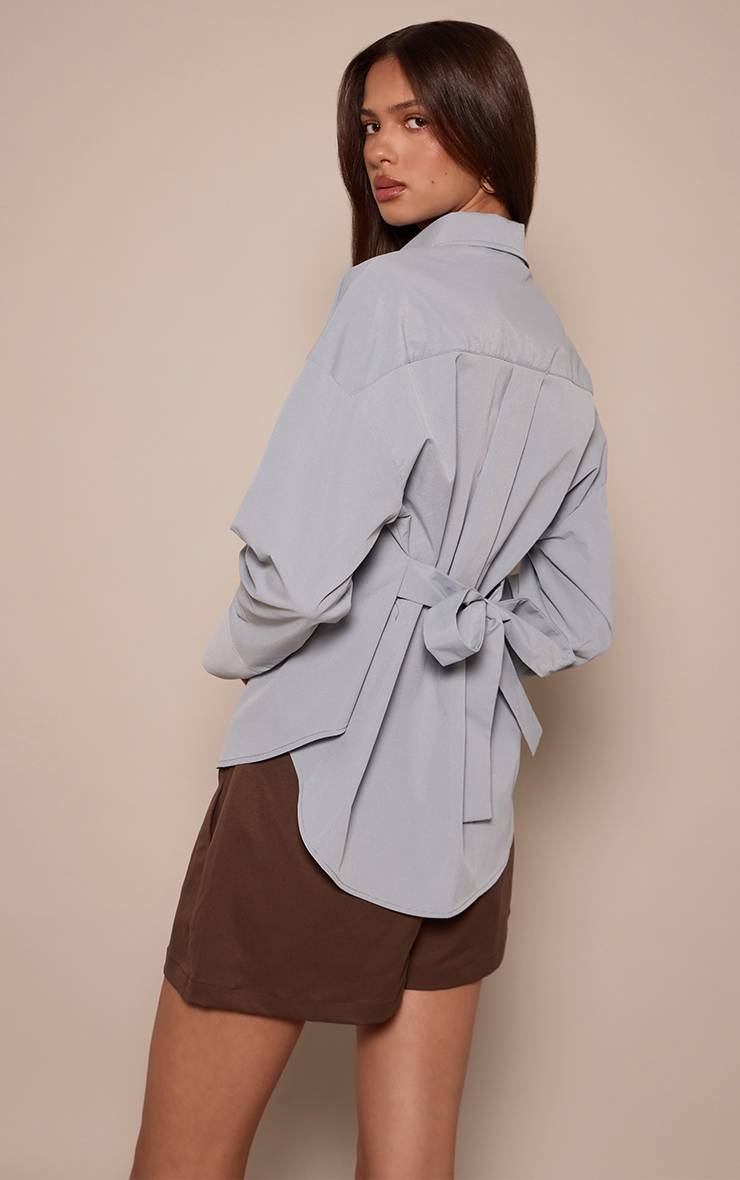 Dark Chocolate Short Tailleur Tissé Style Ballon