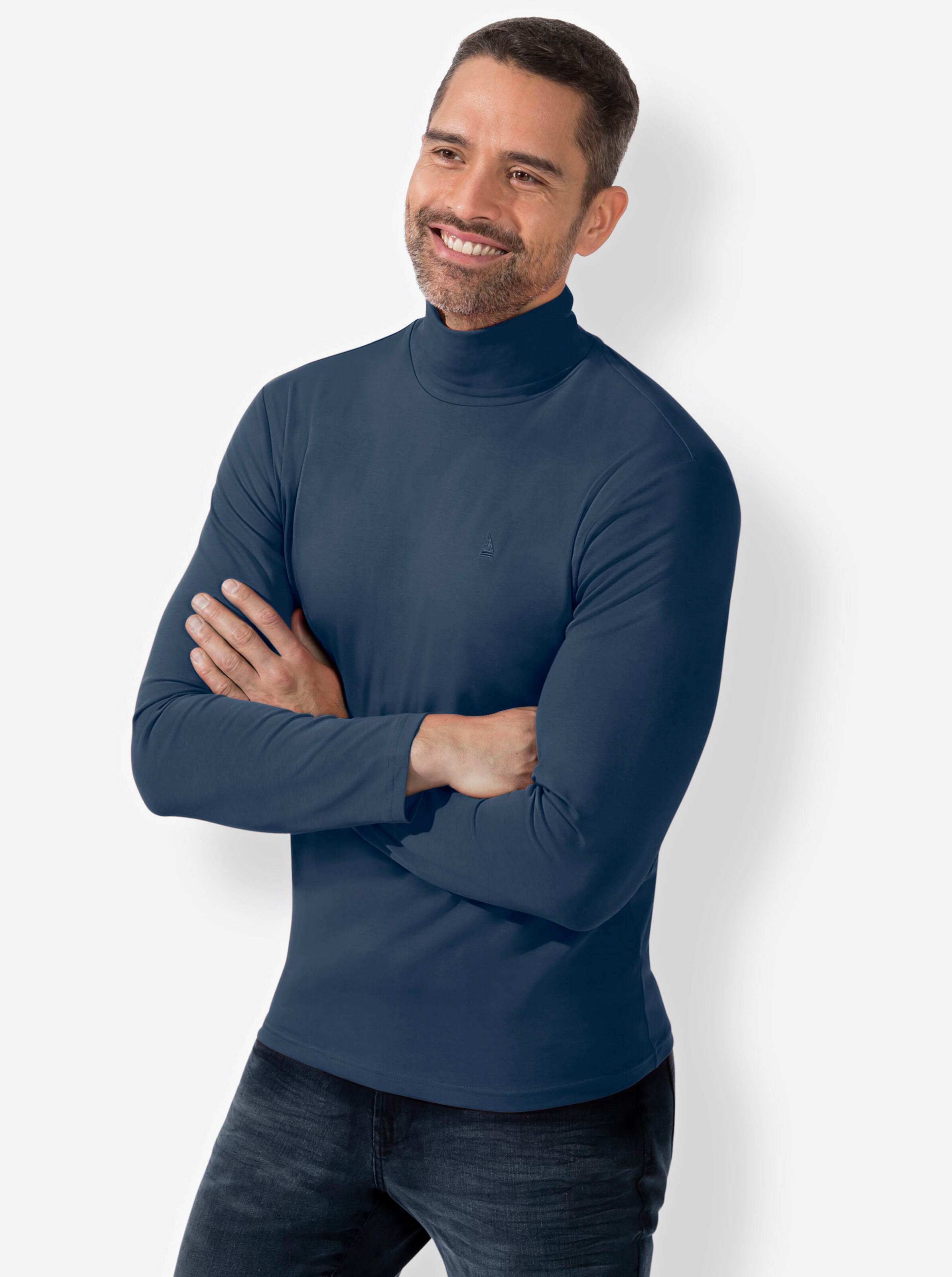 Rollkragen-Shirt