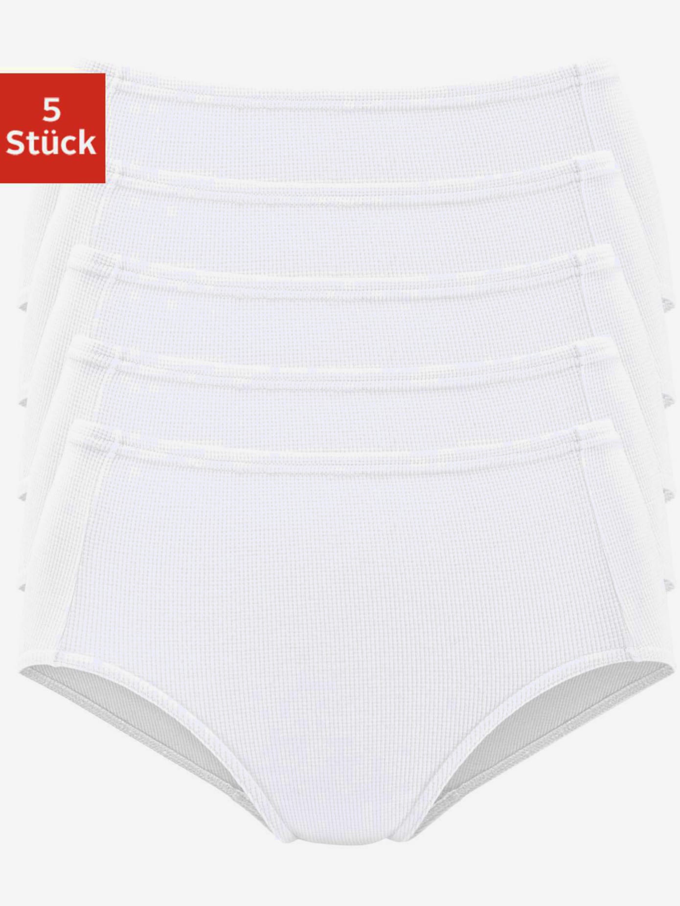 Lot de 5 slips taille haute