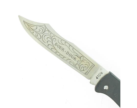 Douk Douk 200 Inox - Manche Acier Noir Couteau de poche Le Thiers par Cognet Douk Douk