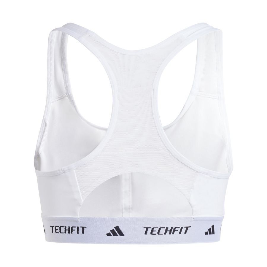 adidas Brassière Techfit - Blanc/Noir Femme
