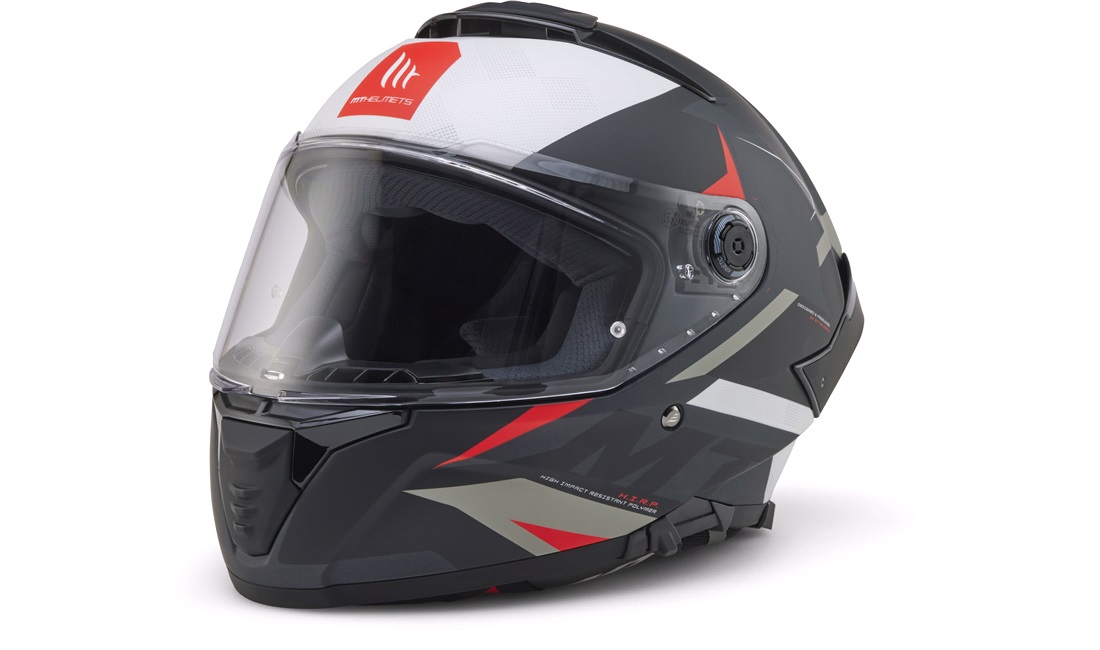 Styrthjelm fullface MT Thunder 4 SV Exeo B5 mat antracit/rød str. XL