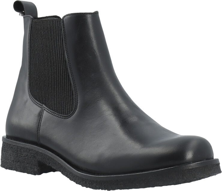 Cashott CASFREJA Chelsea Boot Pull Up Leather Black