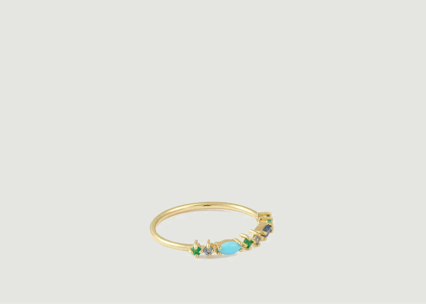 Bague Gaia 2 Bleue Sophie d'Agon