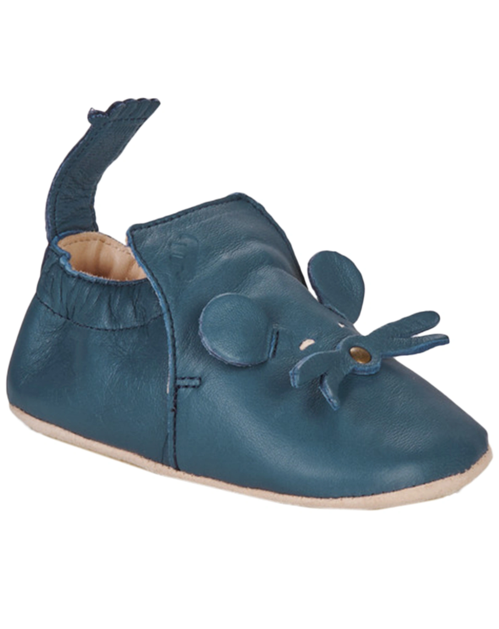 Krabbelschuhe MY BLUBLU MOUSE in denim