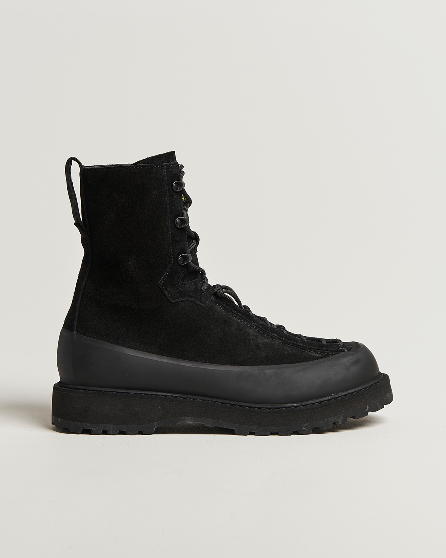 Stone Island Suede Hiking Boots Black