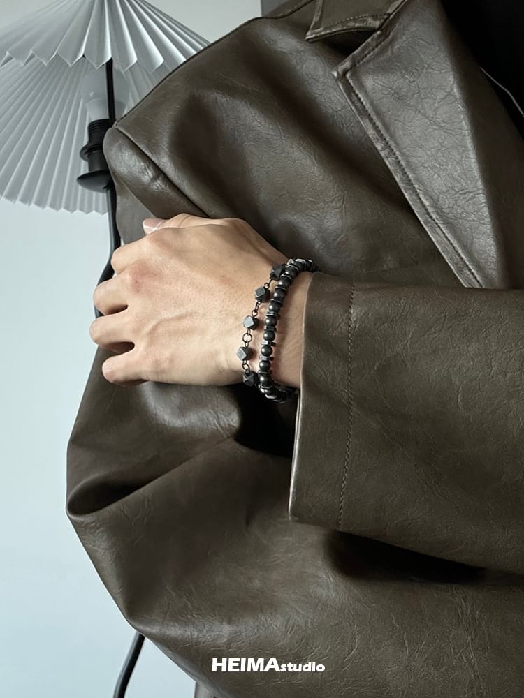 Kopesh - Kralenarmband / Kubusarmband