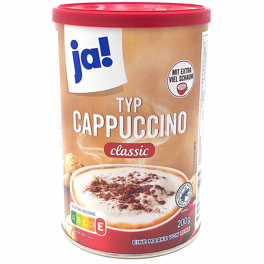 ja! Cappuccino classic 200g MHD:30.5.26