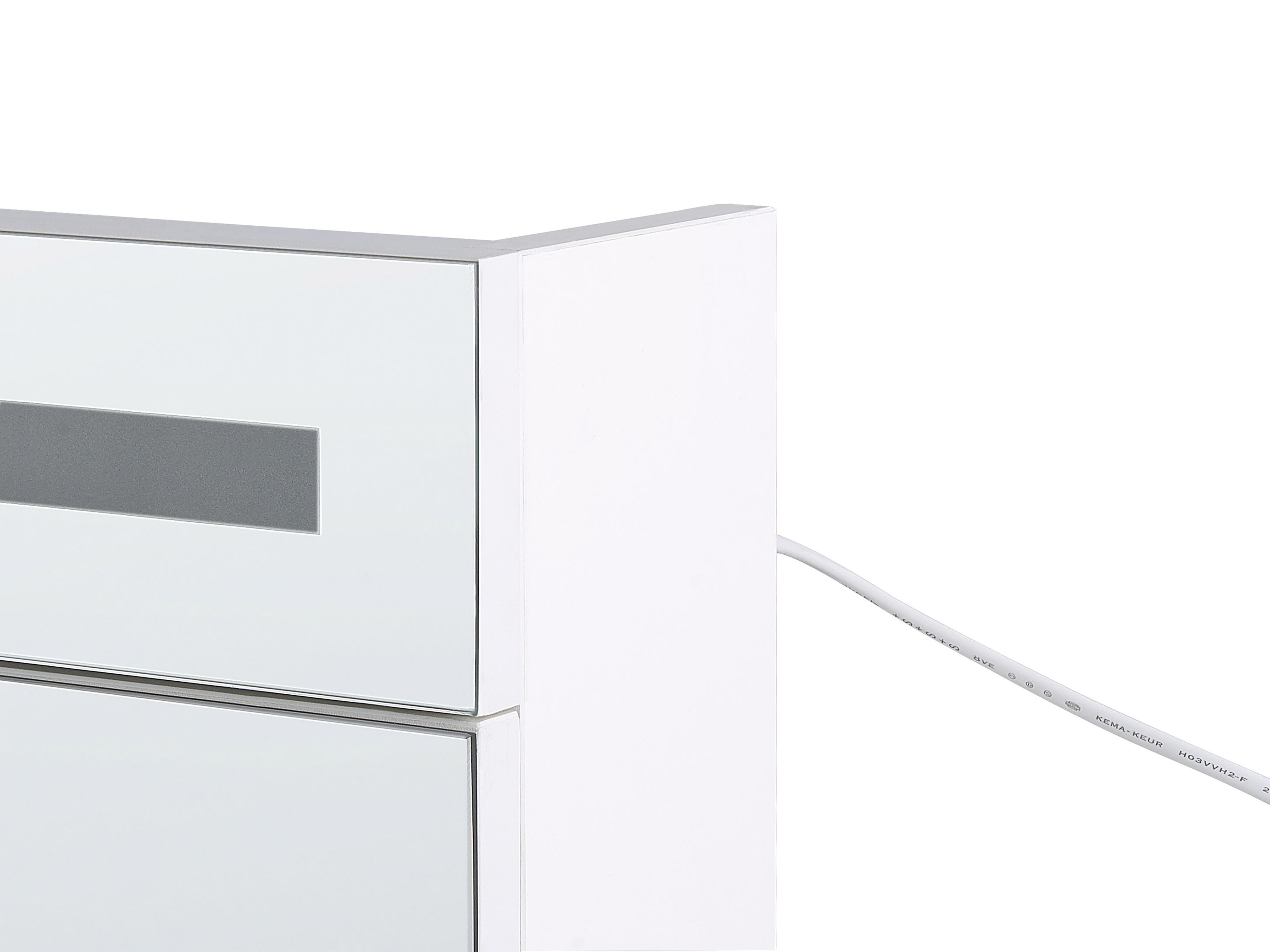 Badkamer wandkast met spiegel LED JARAMILLO 60 cm 60 cm Wit