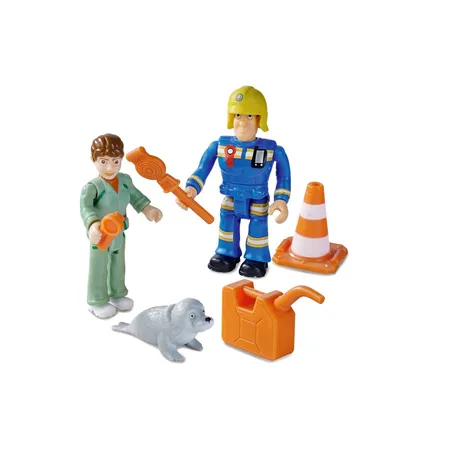 Simba Feuerwehrmann Sam Figuren Doppelpack V, 1 Packung, 4-fach sortiert