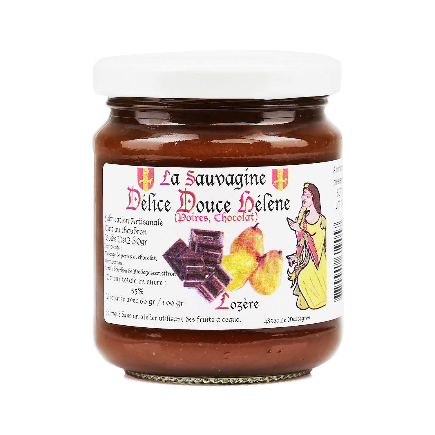Confiture Délice Douce Hélène Poire Chocolat