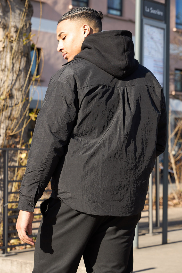 Chemise légère noire