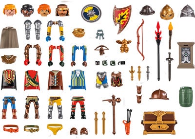 Playmobil 71487 Novelmore Byggesett Mine Figurer: Ridderne Av Novelmore