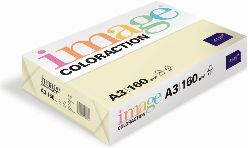 Image Coloraction Papier farbig, A3, 160 g/m², atoll elfenbein
