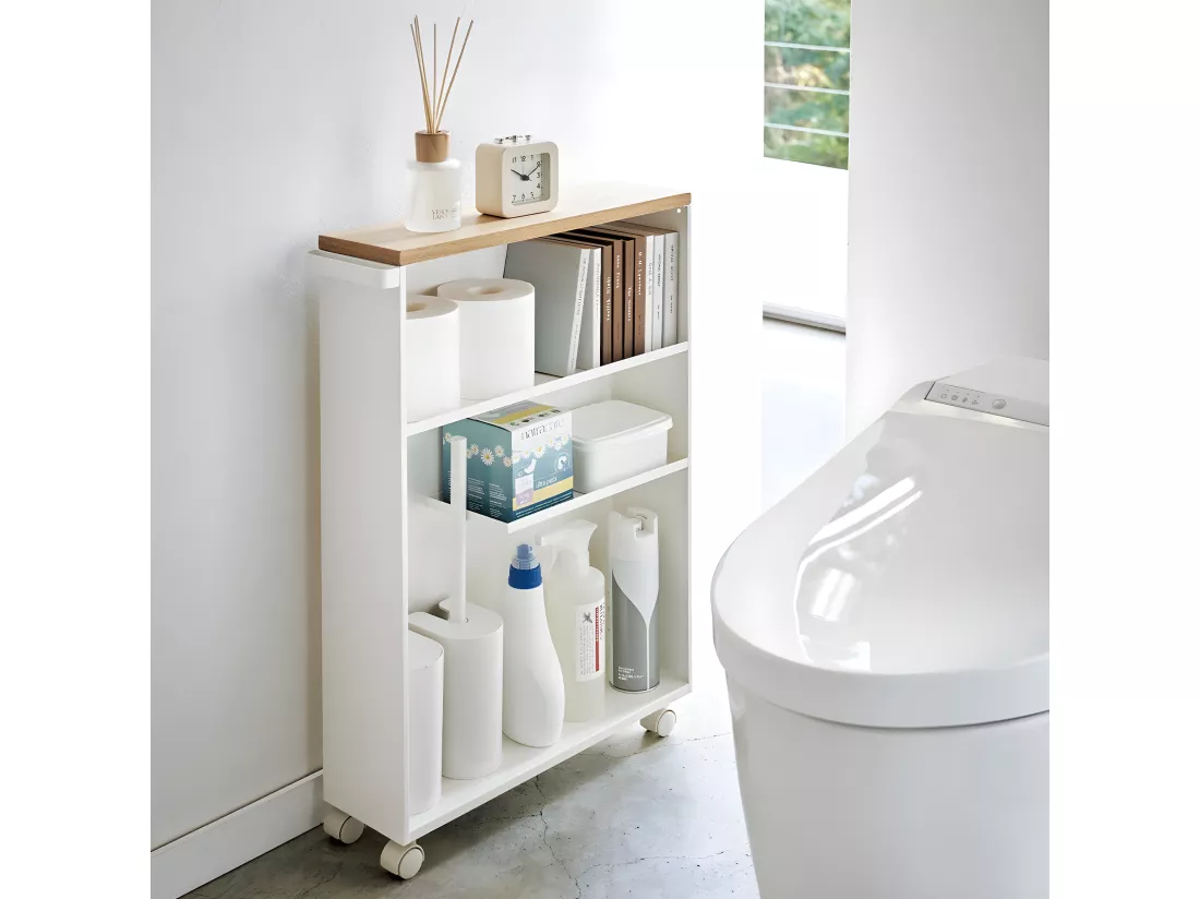 Chariot de toilette semi-fermé - L46 cm
